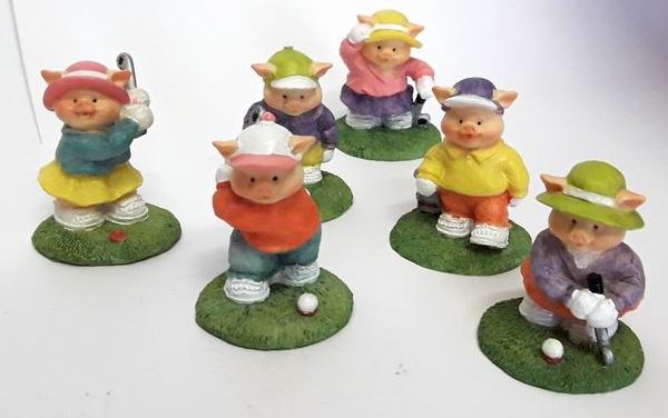 Resin Golfer 6 sortiert