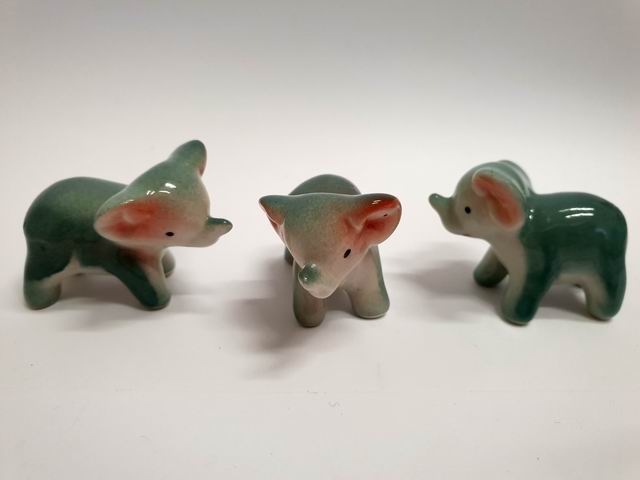 Keramik Elefant grau