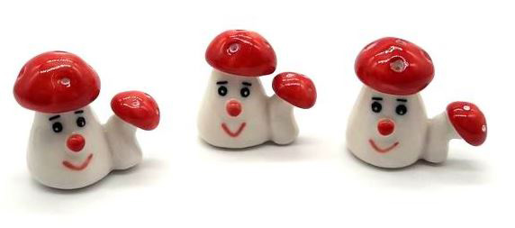 Porz. Pilz mit Gesicht