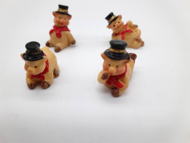 24 Resin Schweine mini
