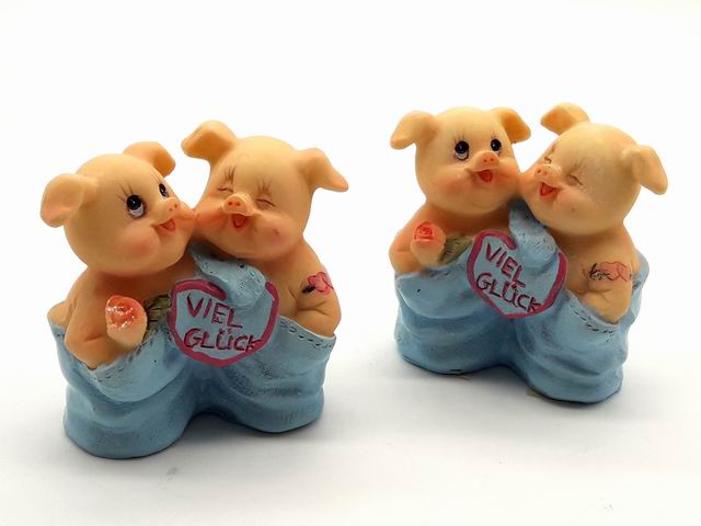 Hosenschweinpaar klein 5 cm