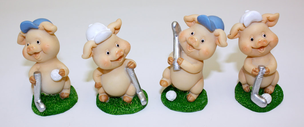 Golf-Schweine klein