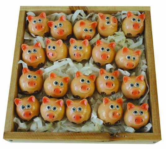 Streufiguren Kugelschwein