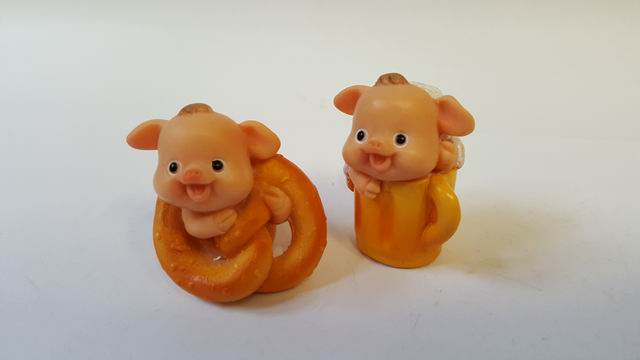 Bier und Brezen Schwein