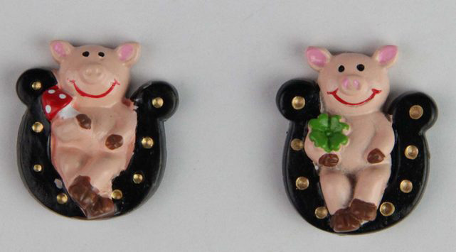 Schwein im Hufeisen