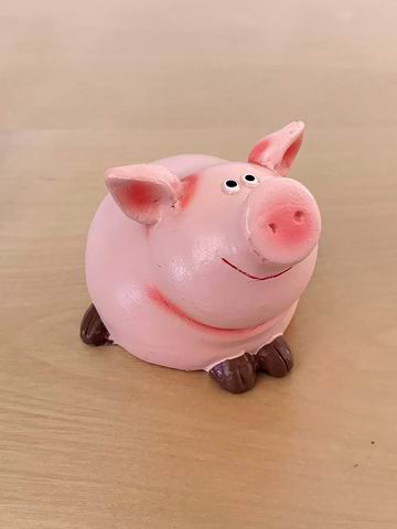 Lächelndes Schwein