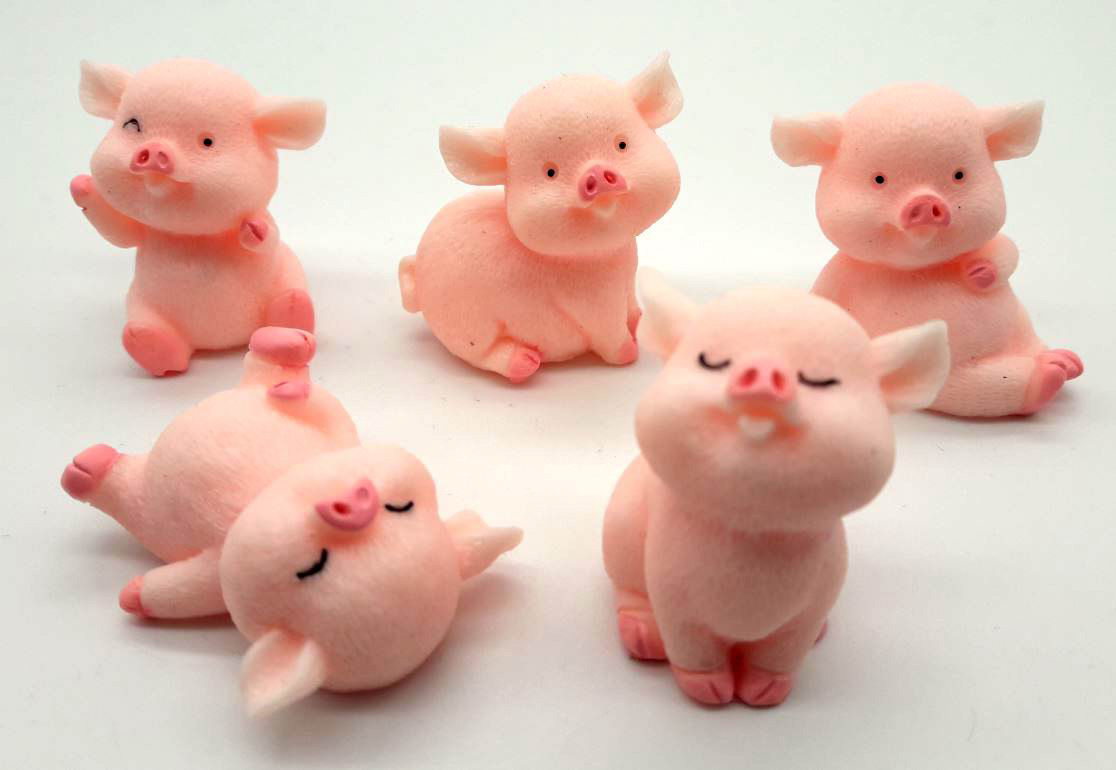Putziges Schwein rosa