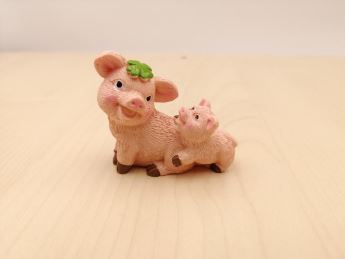 Schweinchen mit Ferkel
